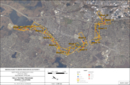 map of soil boring locations