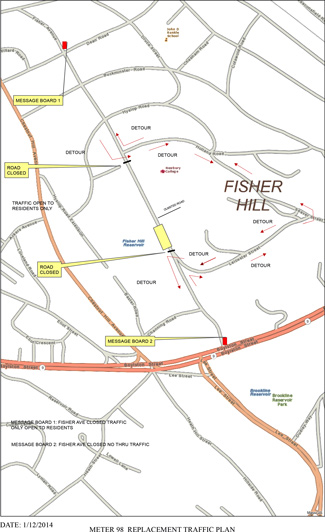 Brookline Detour Plan