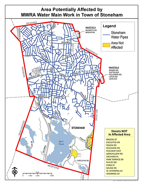 affected area