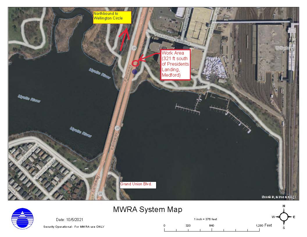 map of work area