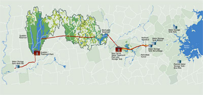 Map of MWRA System 2006