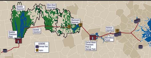 mwra water map